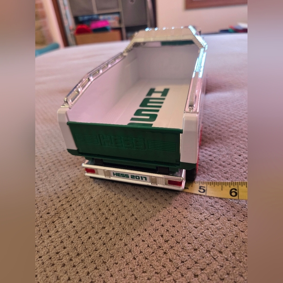 2017 Hess Dump Truck and Loader with Functioning Lights and Sound Preowned - Picture 14 of 16